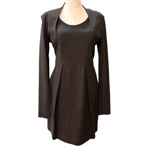 NWT French Connection (FCUK) Fast Ava Black Jersey Dress | Size 10* (Medium)